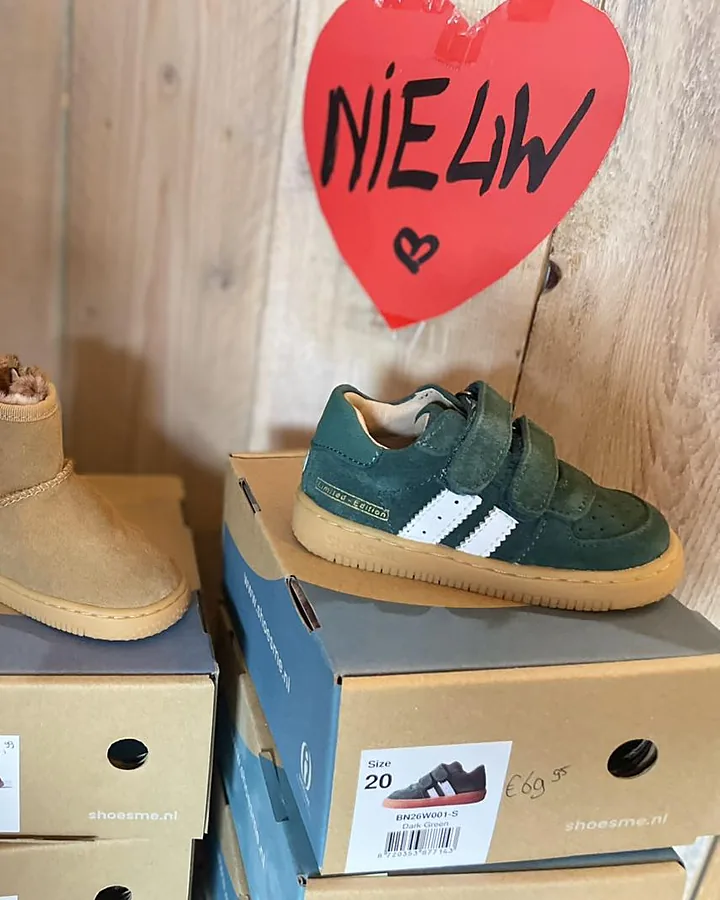 Schoentjes van Shoesme op hun dozen